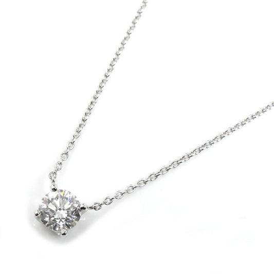 Vendome Aoyama ヴァンドーム青山 Pt950プラチナ Pt850プラチナ キャトル 一粒ダイヤ ネックレス ダイヤモンド0.554ct 2.4g 40cm レディース【中古】