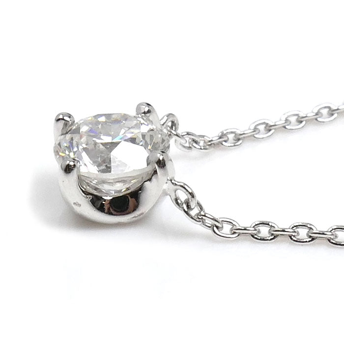 Vendome Aoyama ヴァンドーム青山 Pt950プラチナ Pt850プラチナ キャトル 一粒ダイヤ ネックレス ダイヤモンド0.554ct 2.4g 40cm レディース【中古】