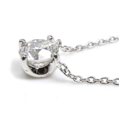 Vendome Aoyama ヴァンドーム青山 Pt950プラチナ Pt850プラチナ キャトル 一粒ダイヤ ネックレス ダイヤモンド0.554ct 2.4g 40cm レディース【中古】