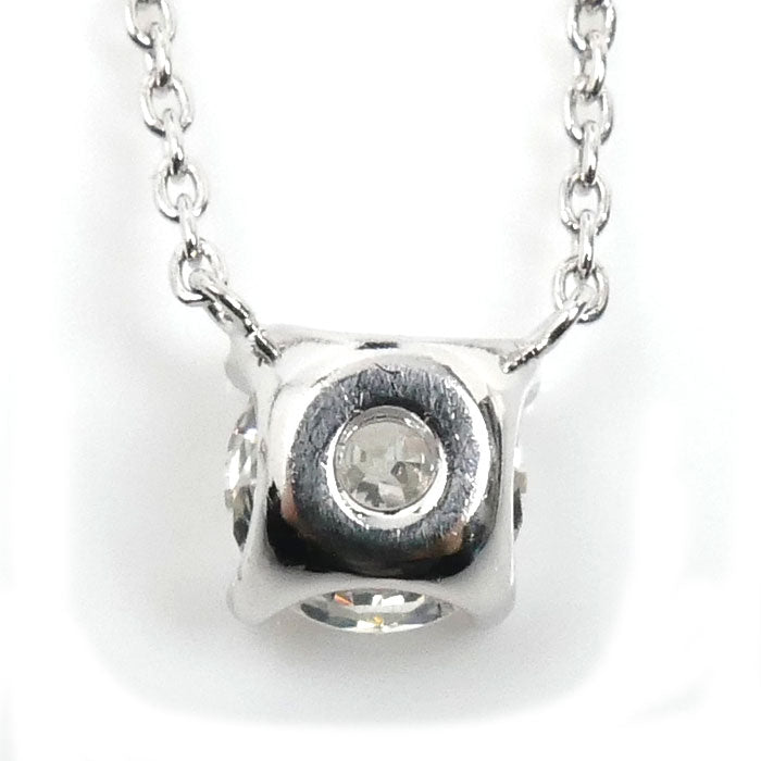 Vendome Aoyama ヴァンドーム青山 Pt950プラチナ Pt850プラチナ キャトル 一粒ダイヤ ネックレス ダイヤモンド0.554ct 2.4g 40cm レディース【中古】