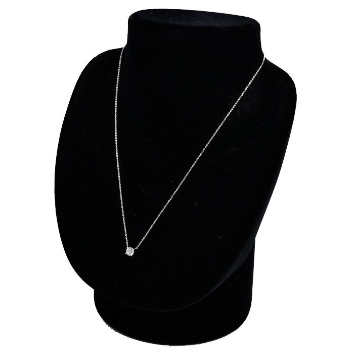 Vendome Aoyama ヴァンドーム青山 Pt950プラチナ Pt850プラチナ キャトル 一粒ダイヤ ネックレス ダイヤモンド0.554ct 2.4g 40cm レディース【中古】