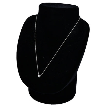 Vendome Aoyama ヴァンドーム青山 Pt950プラチナ Pt850プラチナ キャトル 一粒ダイヤ ネックレス ダイヤモンド0.554ct 2.4g 40cm レディース【中古】