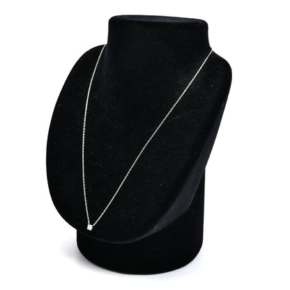 ROYAL ASSCHER ロイヤル・アッシャー Pt950プラチナ ネックレス ダイヤモンド0.25ct 3.0g ~46cm フリーチェーン レディース【中古】【美品】