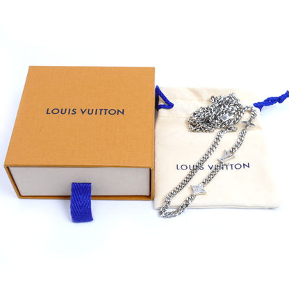 LOUIS VUITTON ルイ・ヴィトン モノグラムロウ ネックレス M01490 RM4214 65cm メンズ【中古】【美品】