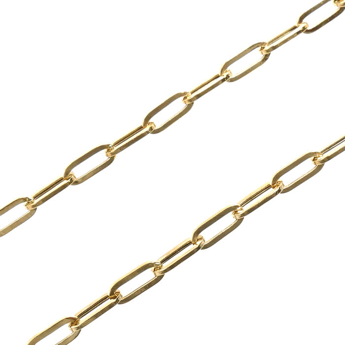 K18YG イエローゴールド 小豆チェーン ブレスレット 小豆 1.5g 18cm レディース【中古】