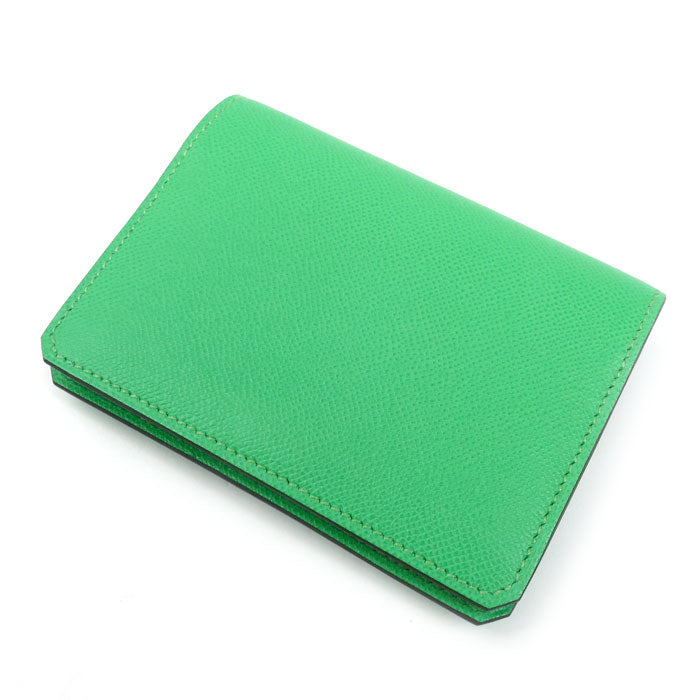 HERMES エルメス メドール カードケース ヴェールコミック H084730 レディース【中古】【極美品】