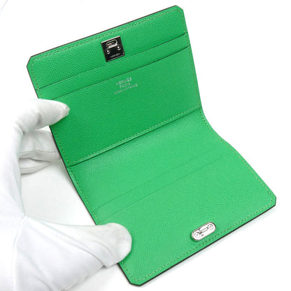 HERMES エルメス メドール カードケース ヴェールコミック H084730 レディース【中古】【極美品】