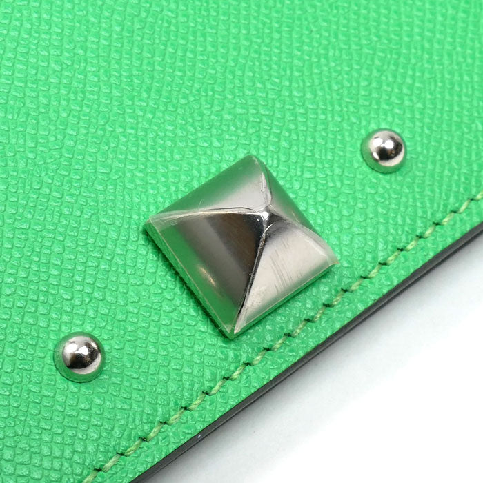 HERMES エルメス メドール カードケース ヴェールコミック H084730 レディース【中古】【極美品】