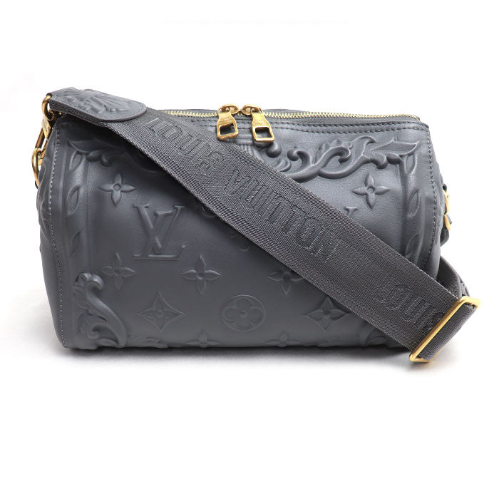 LOUIS VUITTON ルイ・ヴィトン シティ キーポル ショルダーバッグ ダークシャドウ グレー M21835 IC レディース【中古】【美品】