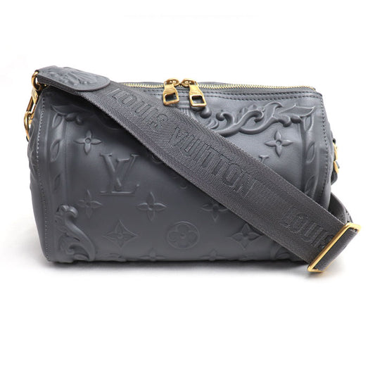 LOUIS VUITTON ルイ・ヴィトン シティ キーポル ショルダーバッグ ダークシャドウ グレー M21835 IC レディース【中古】【美品】