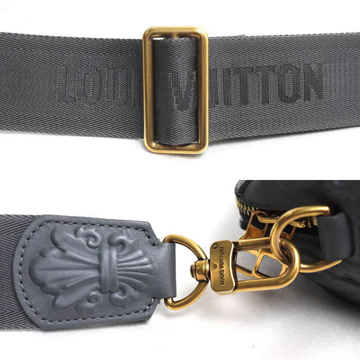 LOUIS VUITTON ルイ・ヴィトン シティ キーポル ショルダーバッグ ダークシャドウ グレー M21835 IC レディース【中古】【美品】