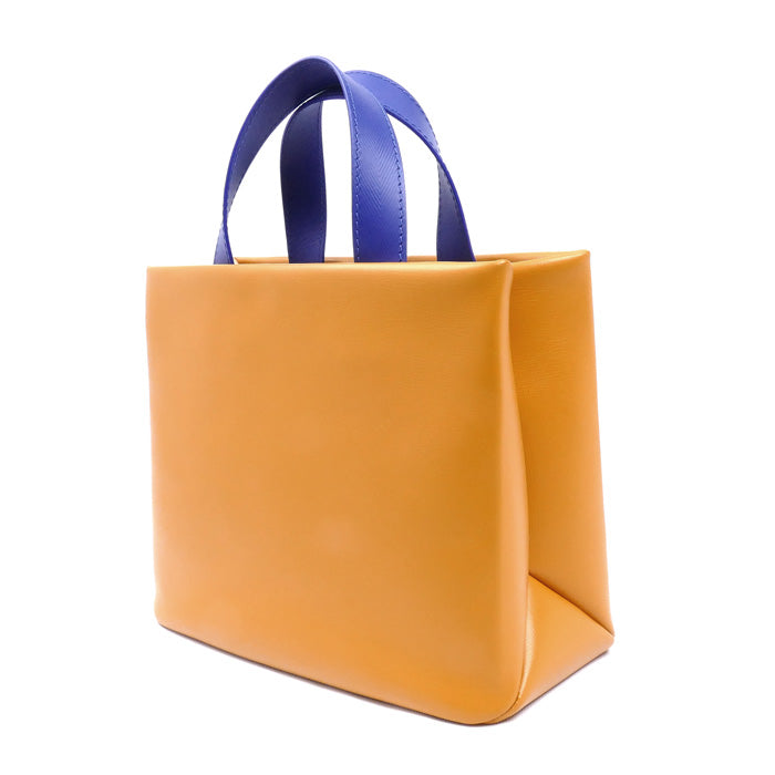 LOUIS VUITTON ルイ・ヴィトン ショッパー トート MINI 2Wayショルダーバッグ オレンジ ブルー M15237 IC レディース【中古】