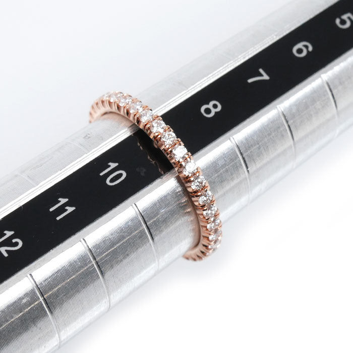 CARTIER カルティエ K18PG ピンクゴールド エタンセル フルエタニティ ダイヤ リング・指輪 B4086549 ダイヤモンド 9号 49 1.6g レディース【中古】【美品】