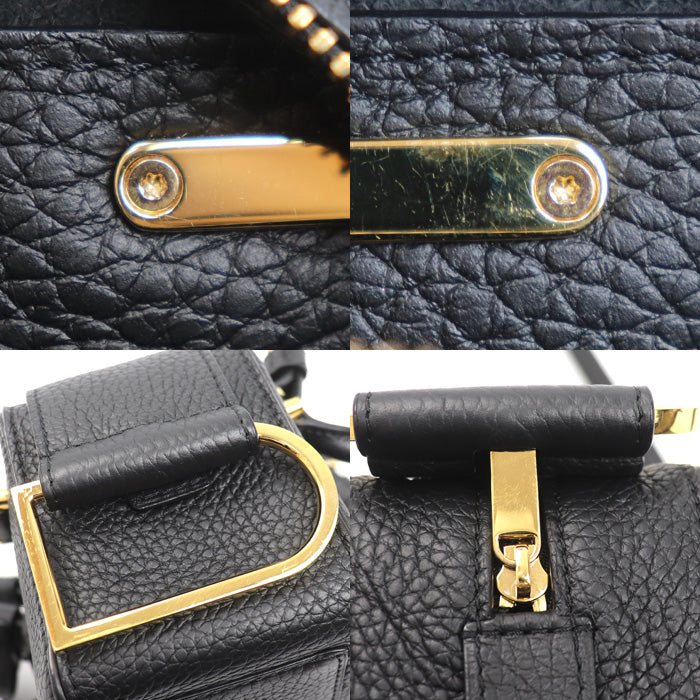 DELVAUX デルヴォー クールボックス ナノ 2Wayショルダーバッグ ブラック AA0567AQY099ZDO レディース【中古】【美品】