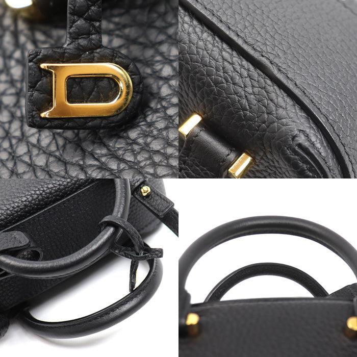 DELVAUX デルヴォー クールボックス ナノ 2Wayショルダーバッグ ブラック AA0567AQY099ZDO レディース【中古】【美品】