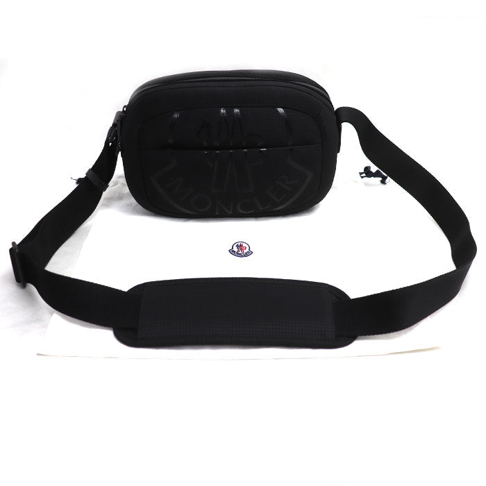 MONCLER モンクレール カット クロスボディ ショルダーバッグ ブラック 5L00002 M3267 メンズ【中古】【美品】