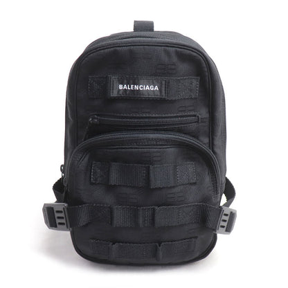 BALENCIAGA バレンシアガ アーミー ベルトバッグ ボディバッグ ブラック 728338 メンズ【中古】【美品】