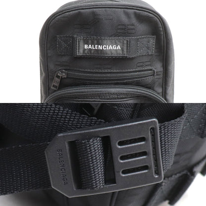 BALENCIAGA バレンシアガ アーミー ベルトバッグ ボディバッグ ブラック 728338 メンズ【中古】【美品】