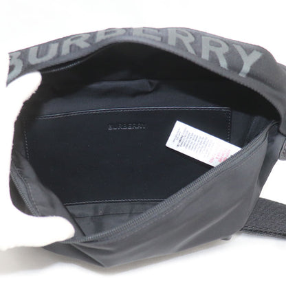 BURBERRY バーバリー ロゴディティール ソニー バムバッグ ショルダーバッグ ブラック 8025668 メンズ【中古】
