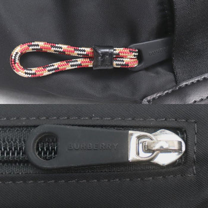 BURBERRY バーバリー ロゴディティール ソニー バムバッグ ショルダーバッグ ブラック 8025668 メンズ【中古】