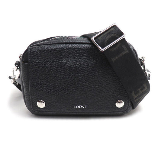 LOEWE ロエベ ペブル メッセンジャーバッグ スモール ショルダーバッグ ブラック BANBPCBX01 メンズ【中古】【美品】