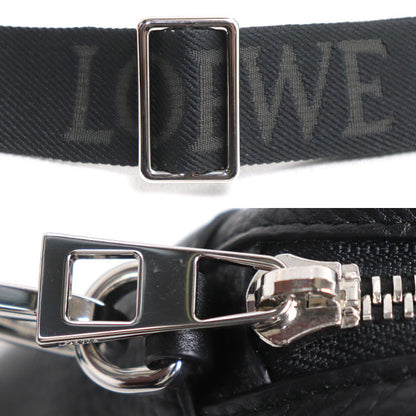 LOEWE ロエベ ペブル メッセンジャーバッグ スモール ショルダーバッグ ブラック BANBPCBX01 メンズ【中古】【美品】