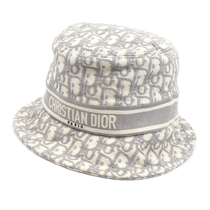 Dior ディオール トロッター オブリーク バケットハット ハット アイボリー/グレー 11DOB923I132 ユニセックス【中古】【美品】