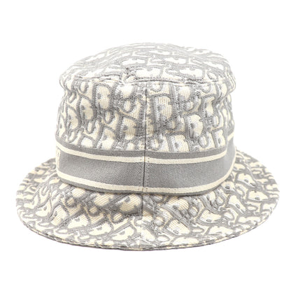 Dior ディオール トロッター オブリーク バケットハット ハット アイボリー/グレー 11DOB923I132 ユニセックス【中古】【美品】