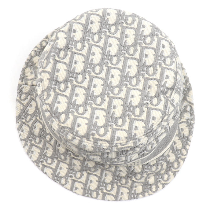 Dior ディオール トロッター オブリーク バケットハット ハット アイボリー/グレー 11DOB923I132 ユニセックス【中古】【美品】