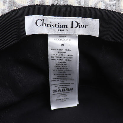 Dior ディオール トロッター オブリーク バケットハット ハット アイボリー/グレー 11DOB923I132 ユニセックス【中古】【美品】