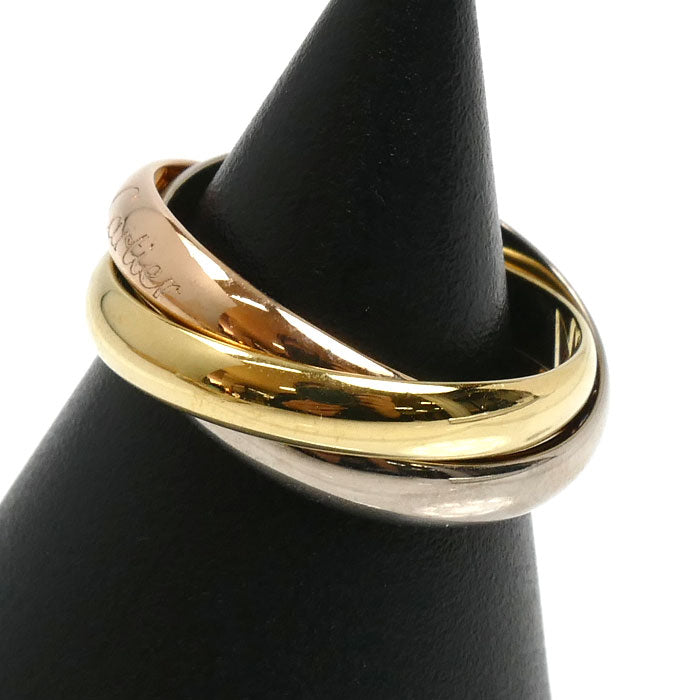 CARTIER カルティエ K18YG/PG/WG トリニティ リング・指輪 B4234200 14号 54 7.5g レディース【中古】【美品】