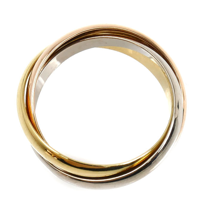 CARTIER カルティエ K18YG/PG/WG トリニティ リング・指輪 B4234200 14号 54 7.5g レディース【中古】【美品】