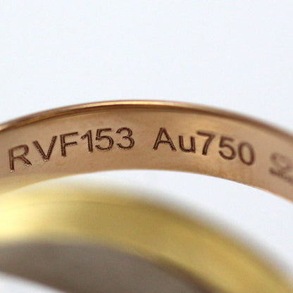 CARTIER カルティエ K18YG/PG/WG トリニティ リング・指輪 B4234200 14号 54 7.5g レディース【中古】【美品】