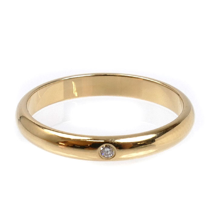 CARTIER カルティエ K18YG イエローゴールド 1895 ウェディング 1Pダイヤ リング・指輪 B4057649 ダイヤモンド 9号 49 2.1g レディース【中古】【美品】