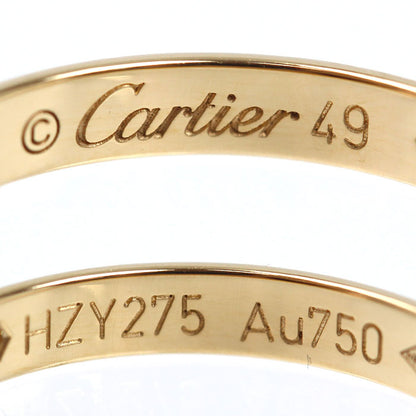 CARTIER カルティエ K18YG イエローゴールド 1895 ウェディング 1Pダイヤ リング・指輪 B4057649 ダイヤモンド 9号 49 2.1g レディース【中古】【美品】