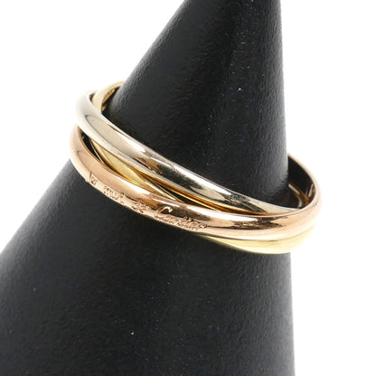 CARTIER カルティエ K18YG/PG/WG トリニティ XS les must de Cartier リング・指輪 12号 52 3.5g レディース【中古】【美品】
