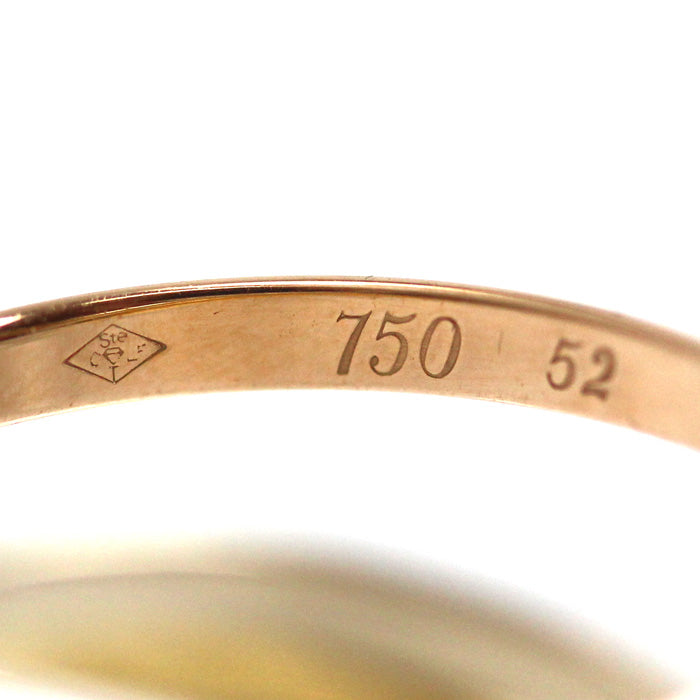 CARTIER カルティエ K18YG/PG/WG トリニティ XS les must de Cartier リング・指輪 12号 52 3.5g レディース【中古】【美品】