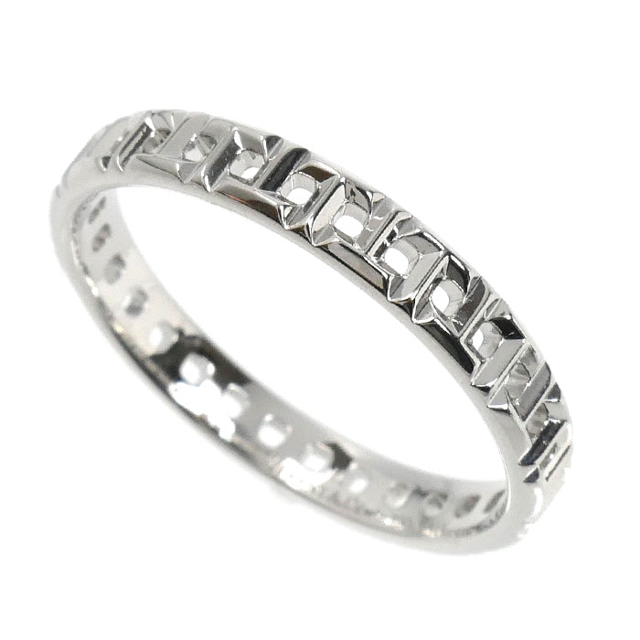 TIFFANY&Co. ティファニー K18WG ホワイトゴールド Tトゥルーナロー リング・指輪 62508027 21号 3.6g メンズ【中古】【美品】