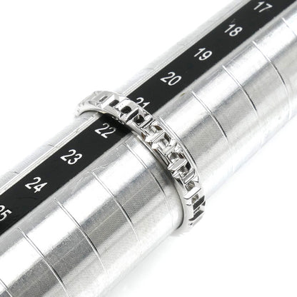 TIFFANY&Co. ティファニー K18WG ホワイトゴールド Tトゥルーナロー リング・指輪 62508027 21号 3.6g メンズ【中古】【美品】
