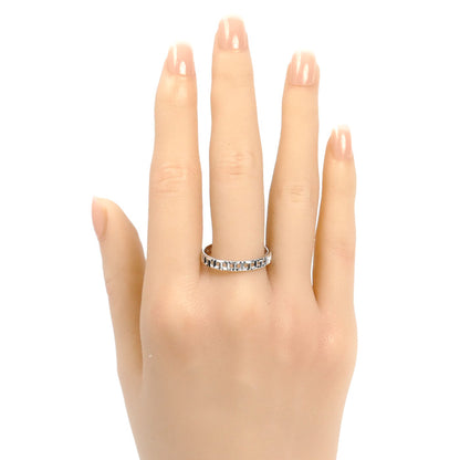 TIFFANY&Co. ティファニー K18WG ホワイトゴールド Tトゥルーナロー リング・指輪 62508027 21号 3.6g メンズ【中古】【美品】