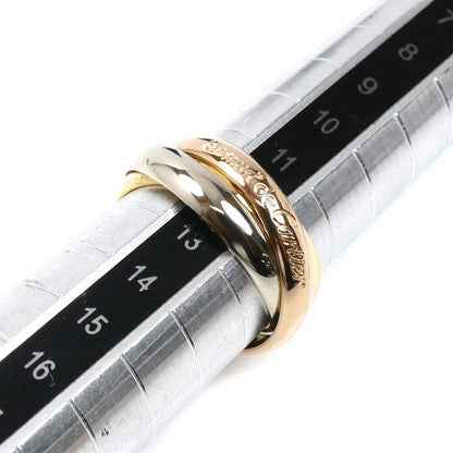 CARTIER カルティエ K18YG/PG/WG トリニティ les must de cartier リング・指輪 12号 52 7.7g レディース【中古】【美品】
