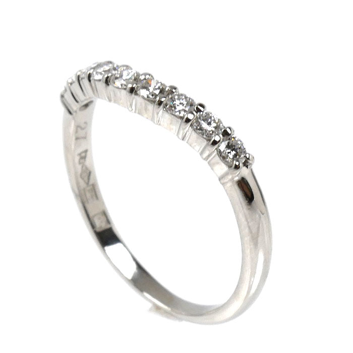ROYAL ASSCHER ロイヤル・アッシャー Pt900プラチナ ダイヤ リング・指輪 ダイヤモンド0.27ct 9号 2.2g レディース【中古】【美品】