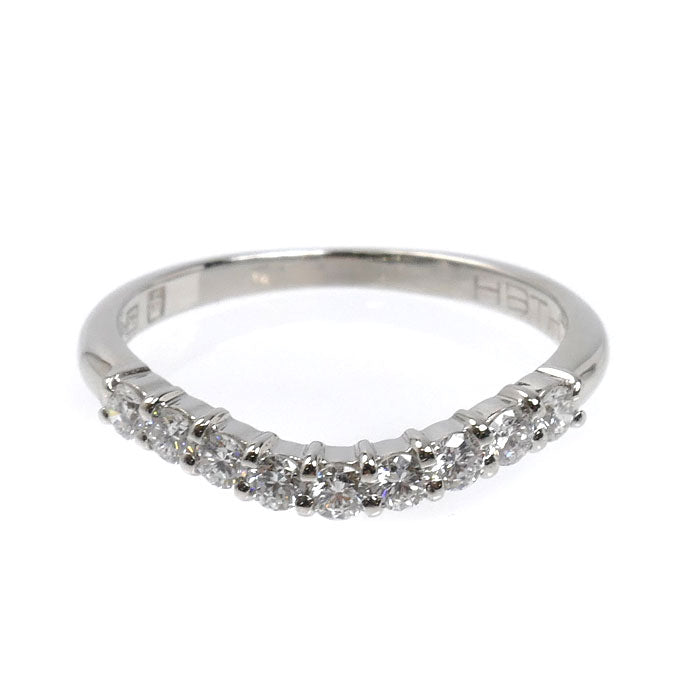 ROYAL ASSCHER ロイヤル・アッシャー Pt900プラチナ ダイヤ リング・指輪 ダイヤモンド0.27ct 9号 2.2g レディース【中古】【美品】