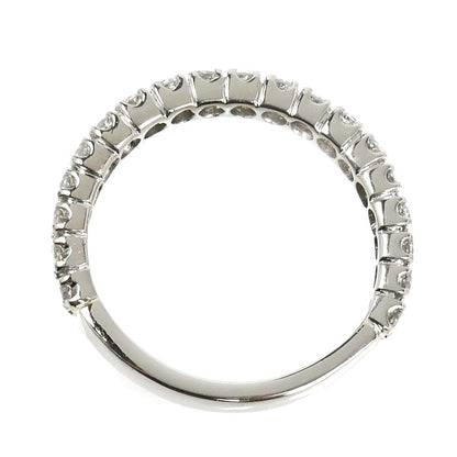 Pt900プラチナ ハーフエタニティ リング・指輪 ダイヤモンド1.00ct 18.5号 5.0g レディース【中古】