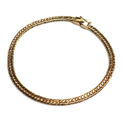 K18YG イエローゴールド 喜平 ブレスレット 喜平6面Wカット 7.3g 18cm ユニセックス【中古】