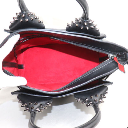 Christian Louboutin クリスチャンルブタン エロイーズ スモール スタッズ 2Wayショルダーバッグ ブラック 1165154 レディース【中古】