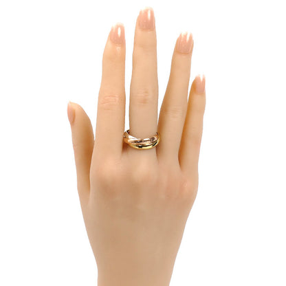 CARTIER カルティエ K18YG/PG/WG トリニティ les must de cartier リング・指輪 16号 56 9.0g レディース【中古】【美品】