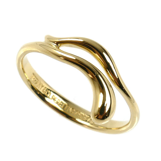 TIFFANY&Co. ティファニー K18YG イエローゴールド ティアドロップ フリーフォーム リング・指輪 12号 2.7g レディース【中古】【美品】