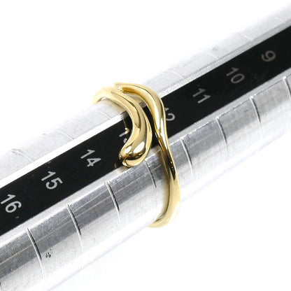 TIFFANY&Co. ティファニー K18YG イエローゴールド ティアドロップ フリーフォーム リング・指輪 12号 2.7g レディース【中古】【美品】