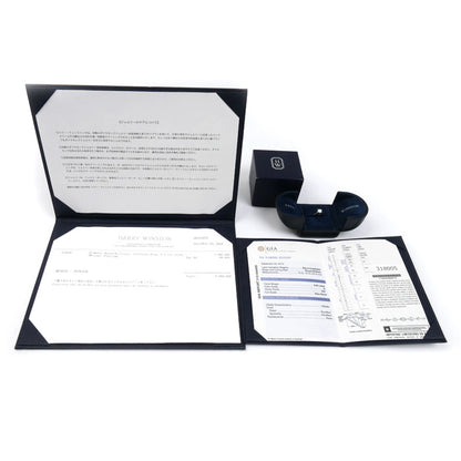 HARRY WINSTON ハリーウィンストン Pt950プラチナ リング・指輪 ダイヤモンド0.50ct 9号 4.4g レディース【中古】【美品】